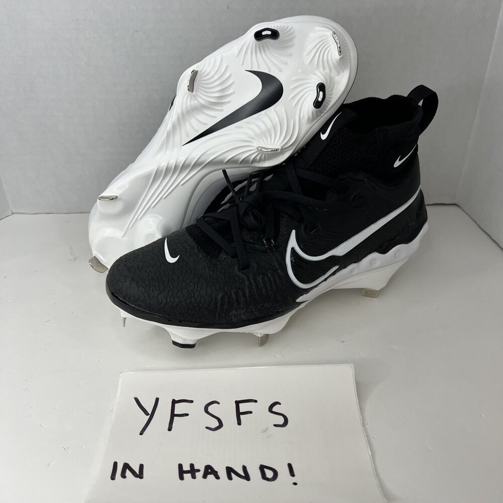 Nike Alpha Huarache NXT Black Grey White Baseball Cleats Men’s Sz 7.5 DJ6517-001